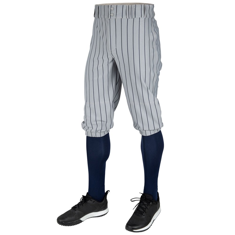 Champro Triple Crown 2.0 KNICKER PINSTRIPE | Champro BP68PIN GREYNAVY Youth XS Baseball Pants