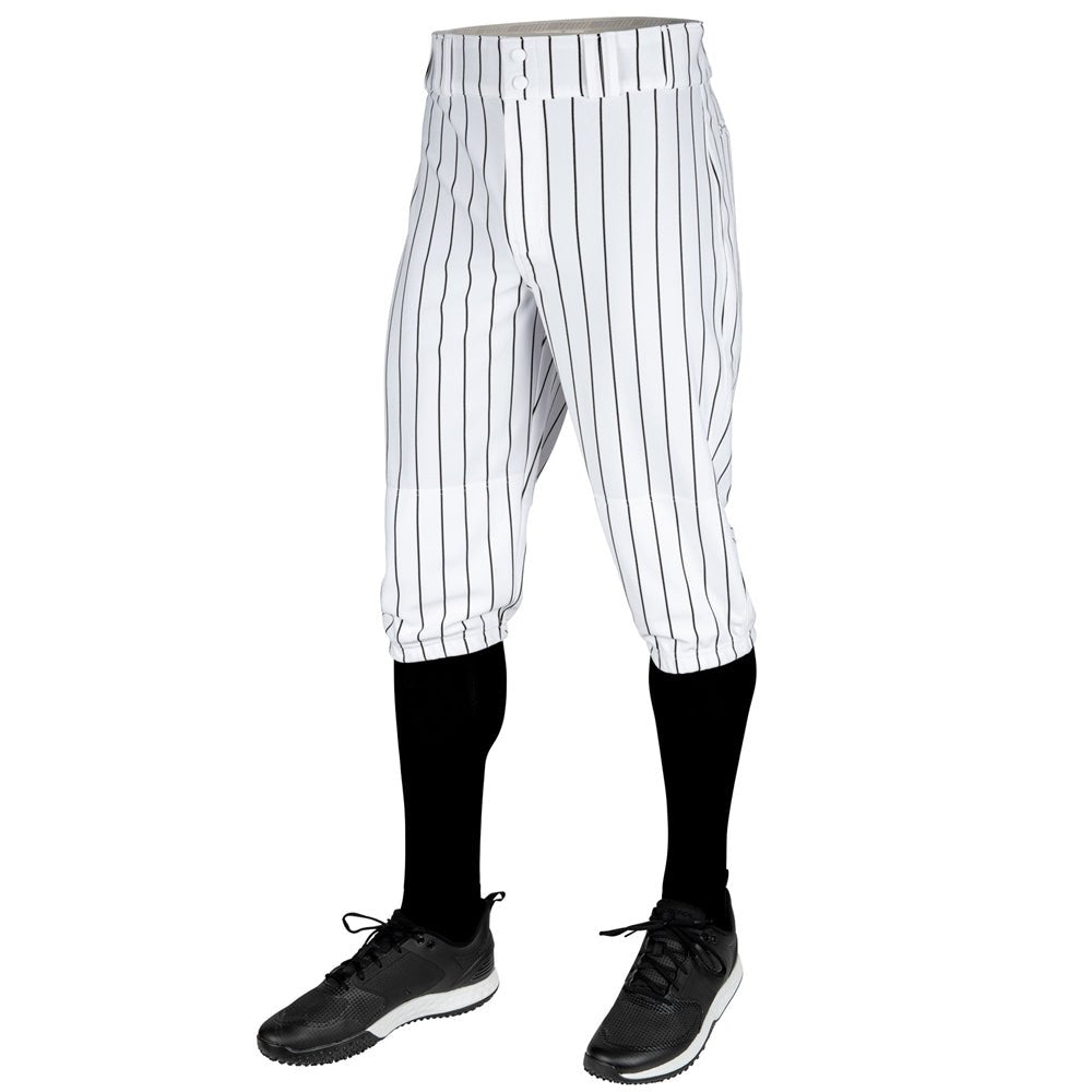 Champro Triple Crown 2.0 KNICKER PINSTRIPE | Champro BP68PIN WHITEBLACK Youth XS Baseball Pants