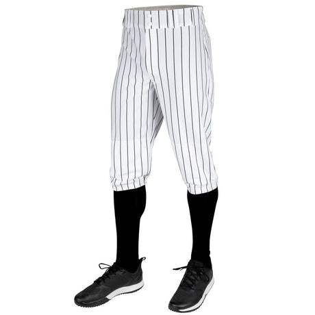 Champro Triple Crown 2.0 KNICKER PINSTRIPE | Champro BP68PIN WHITEBLACK Youth XS Baseball Pants