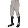 Champro Triple Crown 2.0 Knicker with Braid | Champro BP70 GREYBLACK Youth XS Baseball Pants