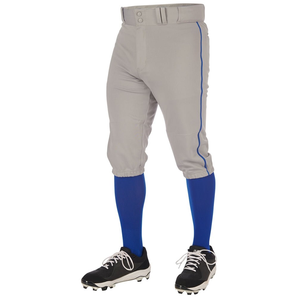 Champro Triple Crown 2.0 Knicker with Braid | Champro BP70 GREYROYAL Youth XS Baseball Pants