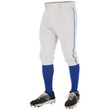 Champro Triple Crown 2.0 Knicker with Braid | Champro BP70 WHITEROYAL Youth XS Baseball Pants