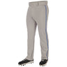 Champro Triple Crown 2.0 Open Bottom with Braid | Champro BP62 GREYROYAL Youth XS Baseball Pants