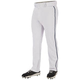 Champro Triple Crown 2.0 Open Bottom with Braid | Champro BP62 WHITENAVY Youth XS Baseball Pants