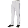 Champro Triple Crown 2.0 Open Bottom with Braid | Champro BP62 WHITENAVY Youth XS Baseball Pants