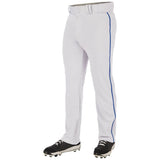 Champro Triple Crown 2.0 Open Bottom with Braid | Champro BP62 WHITEROYAL Youth XS Baseball Pants