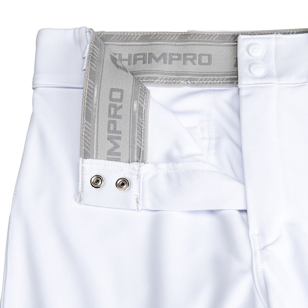 Champro Triple Crown 2.0 Tapered Bottom | Champro BP64 WHITE Youth XS Baseball Pants