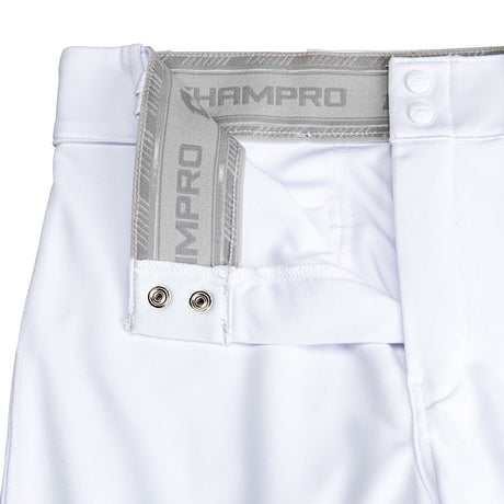 Champro Triple Crown 2.0 Tapered Bottom | Champro BP64 WHITE Youth XS Baseball Pants