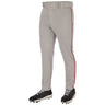 Champro Triple Crown 2.0 Tapered Bottom with Braid | Champro BP66 GREYBLACK Youth XS Baseball Pants