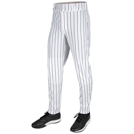 Champro Triple Crown 2.0 TAPERED PINSTRIPE | Champro BP64PIN WHITENAVY Youth XS Baseball Pants