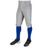 Champro TRIPLE CROWN Knicker with Pipe | Champro BP101 GREYROYALPIPE M Activewear Pants