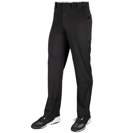 Champro TRIPLE CROWN Open Bottom Pant | Champro BP9U BLACK Youth XS Baseball Pants