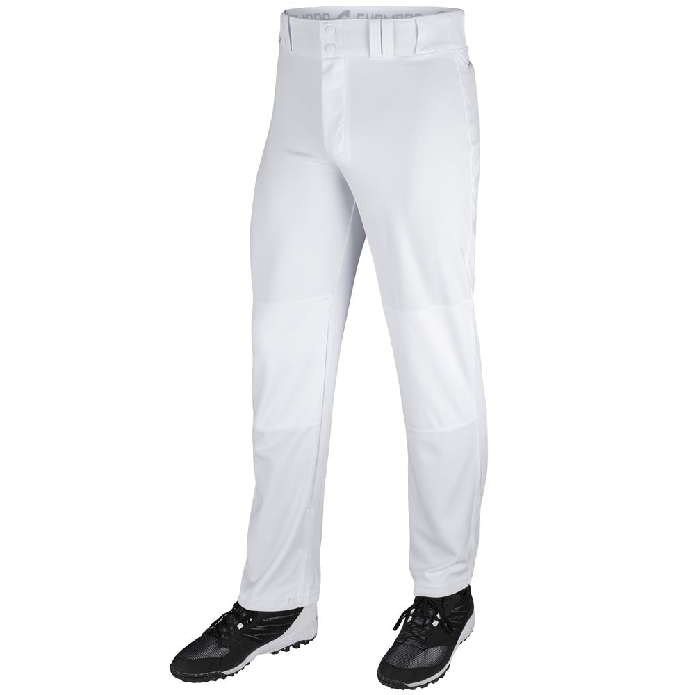 Champro TRIPLE CROWN Open Bottom Pant | Champro BP9U WHITE Youth XS Baseball Pants