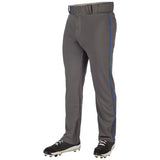 Champro Triple Crown Open Bottom Pant with Pipe | Champro BP91U GRAPHITEROYALPIPE S Baseball Pants