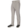Champro Triple Crown Open Bottom Pant with Pipe | Champro BP91U GREYNAVYPIPE S Baseball Pants