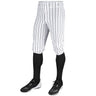 Champro Triple Crown Pinstripe Knicker | Champro BPPINK WHITE BLACK Youth XS Baseball & Softball