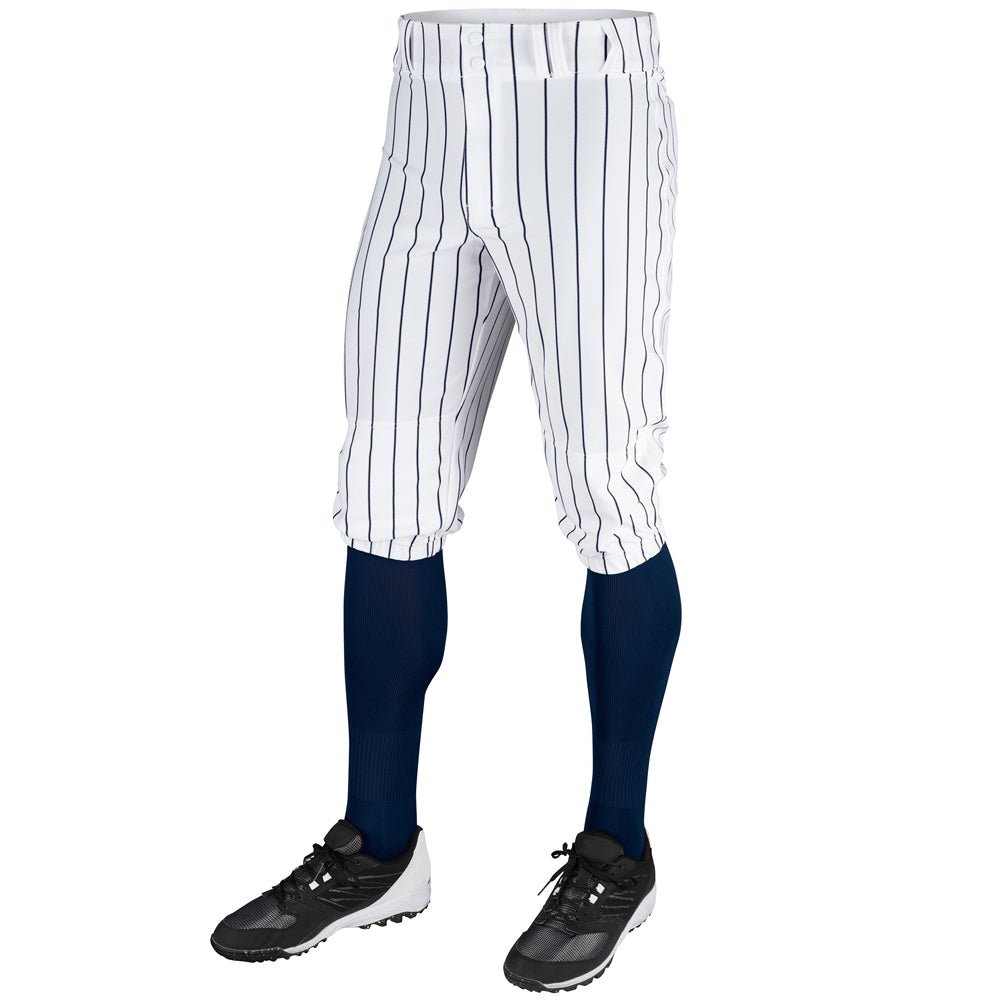 Champro Triple Crown Pinstripe Knicker | Champro BPPINK WHITE NAVY Youth XS Baseball & Softball
