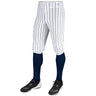 Champro Triple Crown Pinstripe Knicker | Champro BPPINK WHITE NAVY Youth XS Baseball & Softball