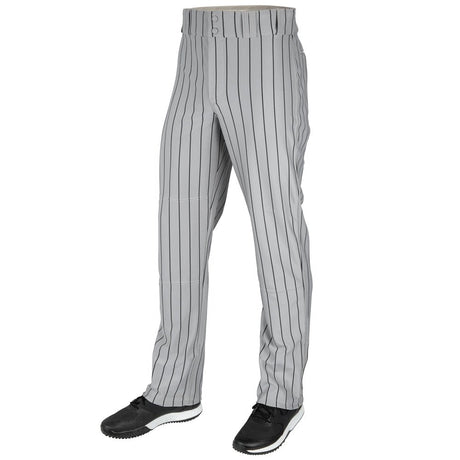 Champro Triple Crown Pinstripe OB Pant | Champro BPPINU GREYBLACK S Baseball Pants
