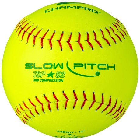 Champro TSP - 52 ASA 12\" Softball | Champro CSB20Y Standard Standard Softballs