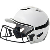 Champro Two - Tone Softball Helmet w/Mask | Champro HXFPG2 WHITEBLACK Senior Baseball & Softball Protective Gear