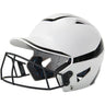 Champro Two - Tone Softball Helmet w/Mask | Champro HXFPG2 WHITEBLACK Senior Baseball & Softball Protective Gear