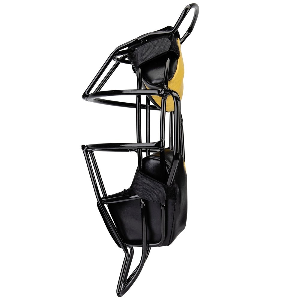 Champro Umpire Mask - Lightweight - 18 oz | Champro CM71 BLACK Standard Baseball & Softball Protective Gear