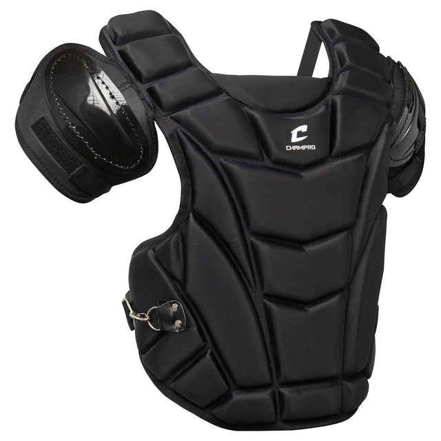 Champro Varsity Umpire Chest Protector | Champro CP9 BLACK 16.5" Baseball & Softball Protective Gear