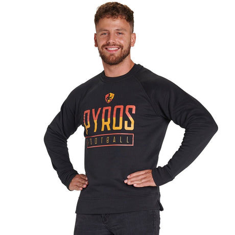 Champro Victory Fleece Men's Split Hem Crew | Champro VFSH1 BLACK S Sweatshirts