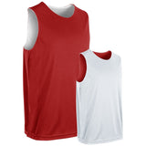 Champro Vision Reversible Basketball Jersey | Champro BBJ44 SCARLETWHITE XS Basketball