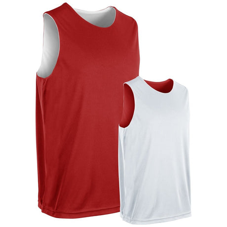 Champro Vision Reversible Basketball Jersey | Champro BBJ44 SCARLETWHITE XS Basketball