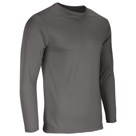 Champro VISION T-Shirt Long Sleeve | Champro BST99LS CHARCOAL S Performance T-Shirts