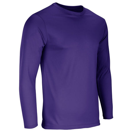 Champro VISION T-Shirt Long Sleeve | Champro BST99LS PURPLE S Performance T-Shirts
