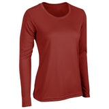 Champro VISION T-Shirt Long Sleeve | Champro BST99LSW CARDINAL XS Performance T-Shirts