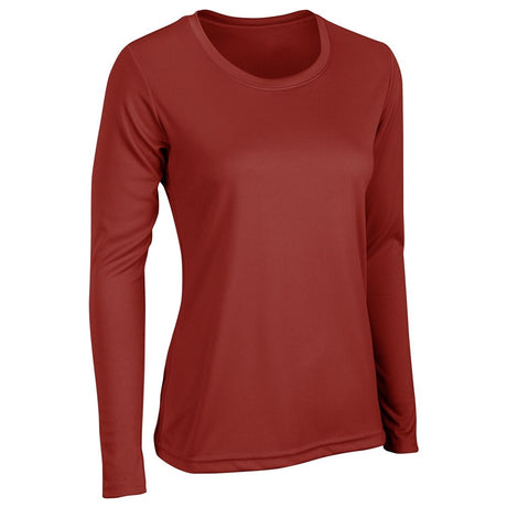 Champro VISION T-Shirt Long Sleeve | Champro BST99LSW CARDINAL XS Performance T-Shirts