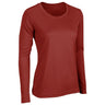Champro VISION T-Shirt Long Sleeve | Champro BST99LSW CARDINAL XS Performance T-Shirts