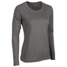 Champro VISION T-Shirt Long Sleeve | Champro BST99LSW CHARCOAL XS Performance T-Shirts