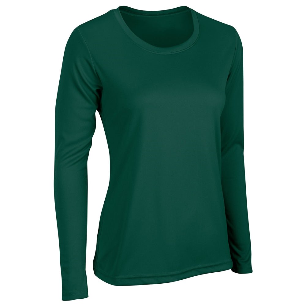 Champro VISION T-Shirt Long Sleeve | Champro BST99LSW FORESTGREEN XS Performance T-Shirts