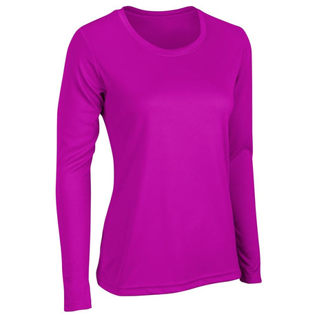 Champro VISION T-Shirt Long Sleeve | Champro BST99LSW FUCHSIA XS Performance T-Shirts