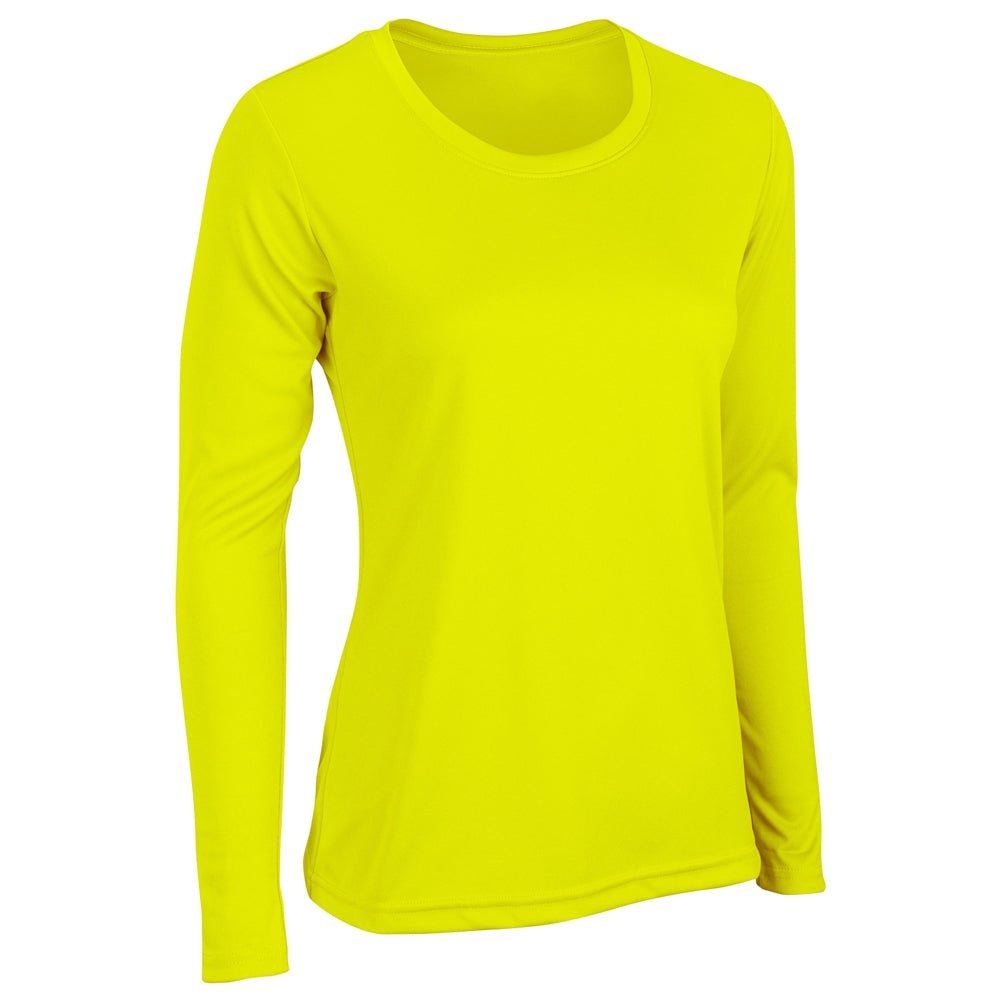 Champro VISION T-Shirt Long Sleeve | Champro BST99LSW OPTICYELLOW XS Performance T-Shirts