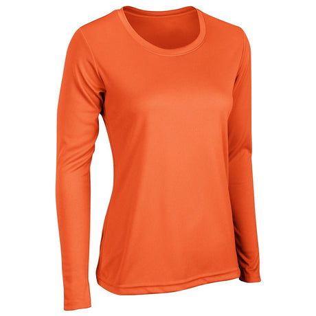 Champro VISION T-Shirt Long Sleeve | Champro BST99LSW ORANGE XS Performance T-Shirts