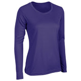 Champro VISION T-Shirt Long Sleeve | Champro BST99LSW PURPLE XS Performance T-Shirts
