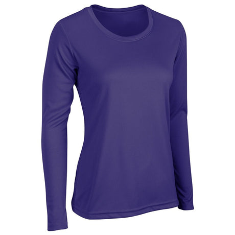 Champro VISION T-Shirt Long Sleeve | Champro BST99LSW PURPLE XS Performance T-Shirts