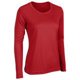 Champro VISION T-Shirt Long Sleeve | Champro BST99LSW SCARLET XS Performance T-Shirts
