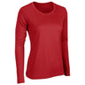Champro VISION T-Shirt Long Sleeve | Champro BST99LSW SCARLET XS Performance T-Shirts