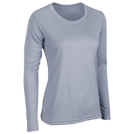 Champro VISION T-Shirt Long Sleeve | Champro BST99LSW SILVER XS Performance T-Shirts