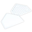 Champro White Home Plate without Spikes | Champro B033 Standard Standard Baseball & Softball Bases & Plates