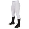 CHAMPRO Women's Standard Low - Rise Softball Pants White Girls Small Baseball Pants