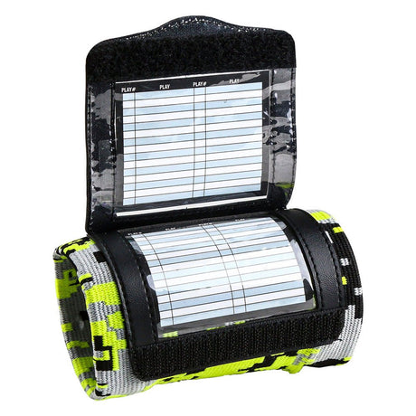 Champro Wristband Playbooks | Champro AF50C CAMOOPTICYELLOW Standard American Football Helmet Accessories