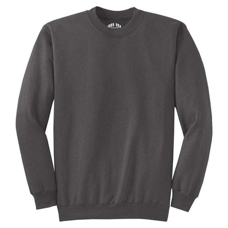 Joe's USA Men's TALL Crewneck Sweatshirts Sweatshirts/Fleece Joe's USA Large Tall Charcoal